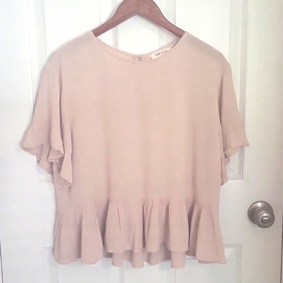 Ruffle Hem Top - Picture 1 of 2